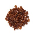 Raisins Ã¢â¬â Dark Sultana Dried Grapes, Sweet, Sugary Heap of Superfood Snack Ã¢â¬â Top View